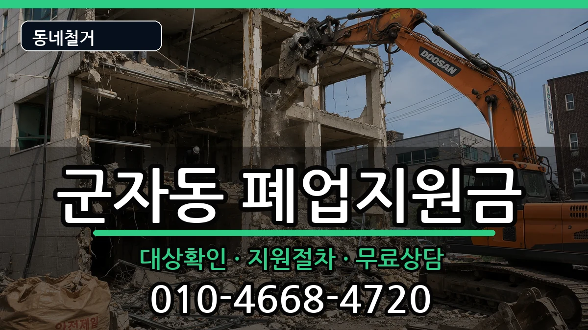 경기시흥시군자동 폐업지원금 현장 처리 안내 이미지 1