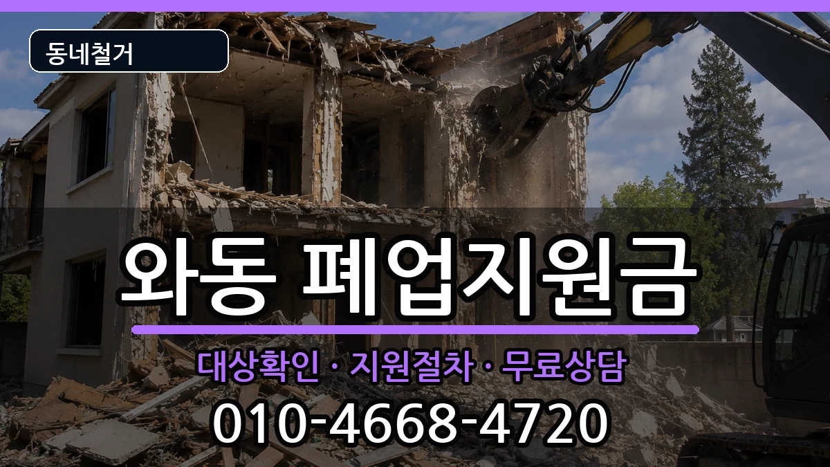 경기안산시단원구와동 폐업지원금 경기안산시단원구와동 폐업지원금 현장 처리 안내 이미지 2