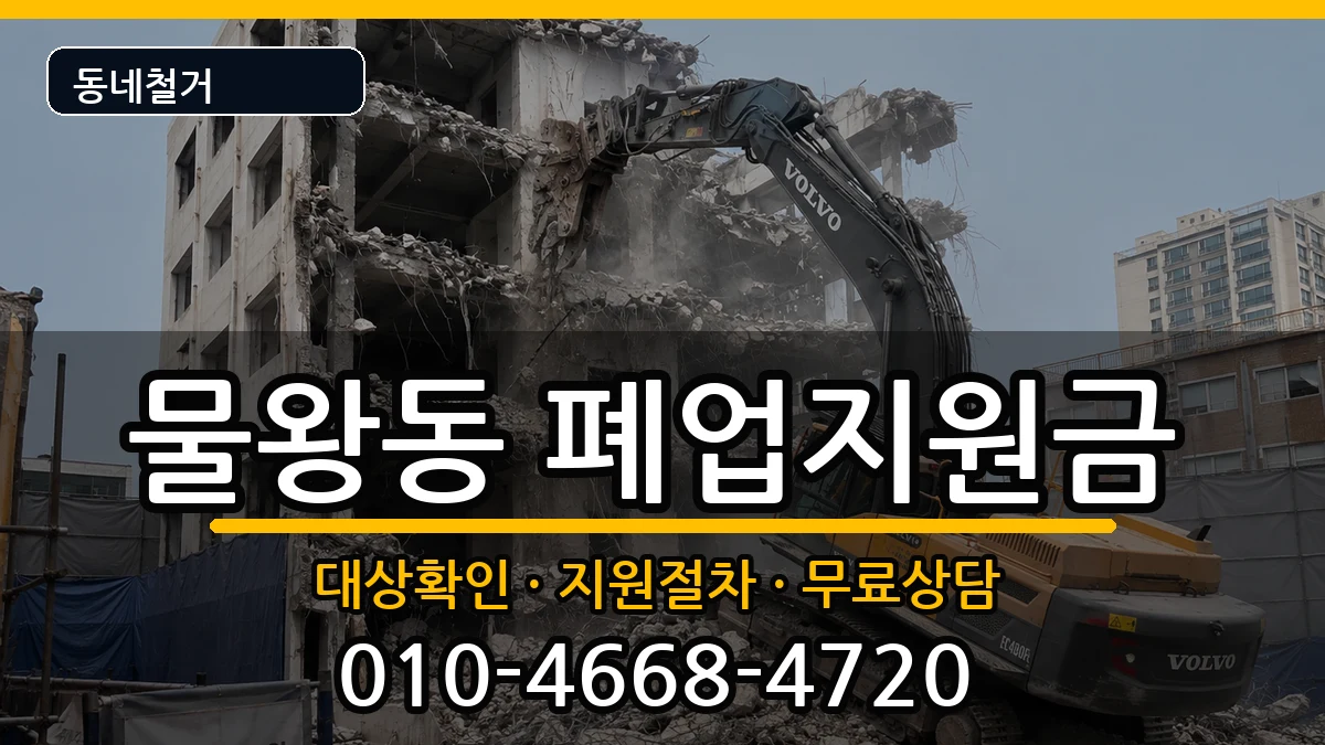 경기시흥시물왕동 폐업지원금 경기시흥시물왕동 폐업지원금 현장 처리 안내 이미지 2