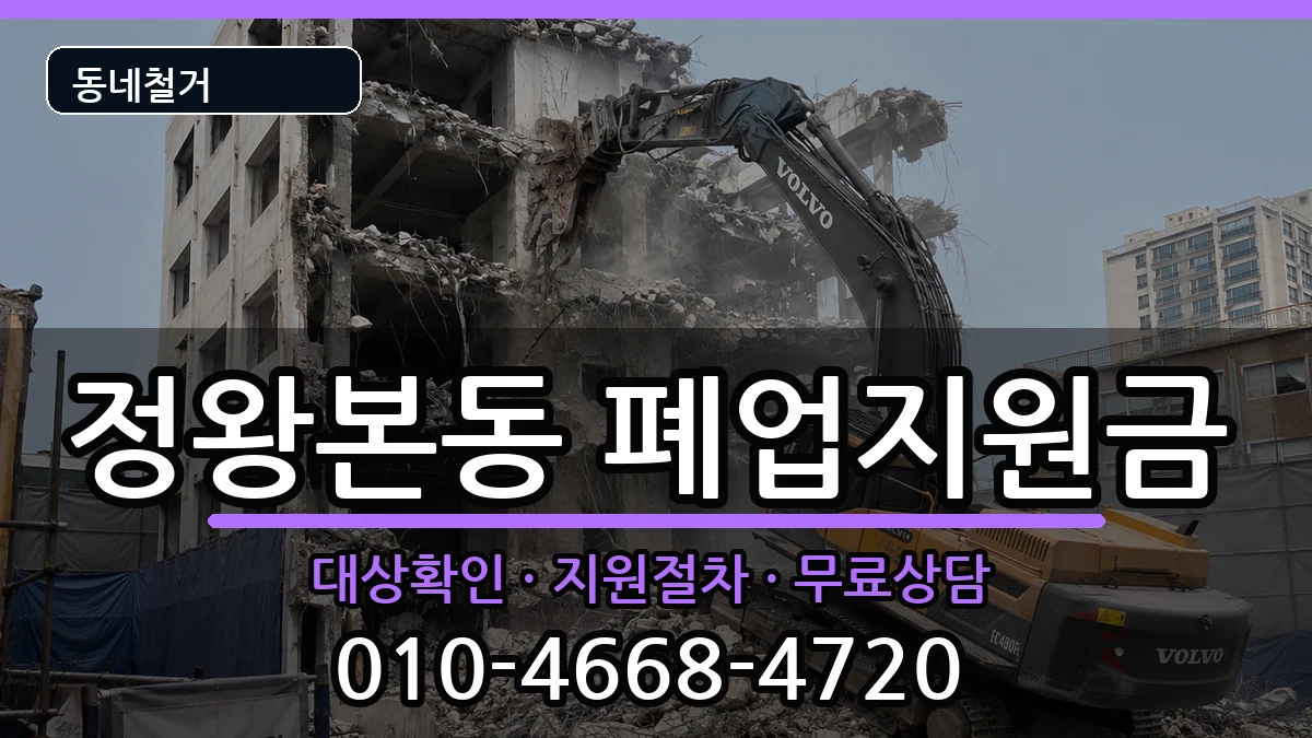 경기시흥시정왕본동 폐업지원금 경기시흥시정왕본동 폐업지원금 현장 처리 안내 이미지 3