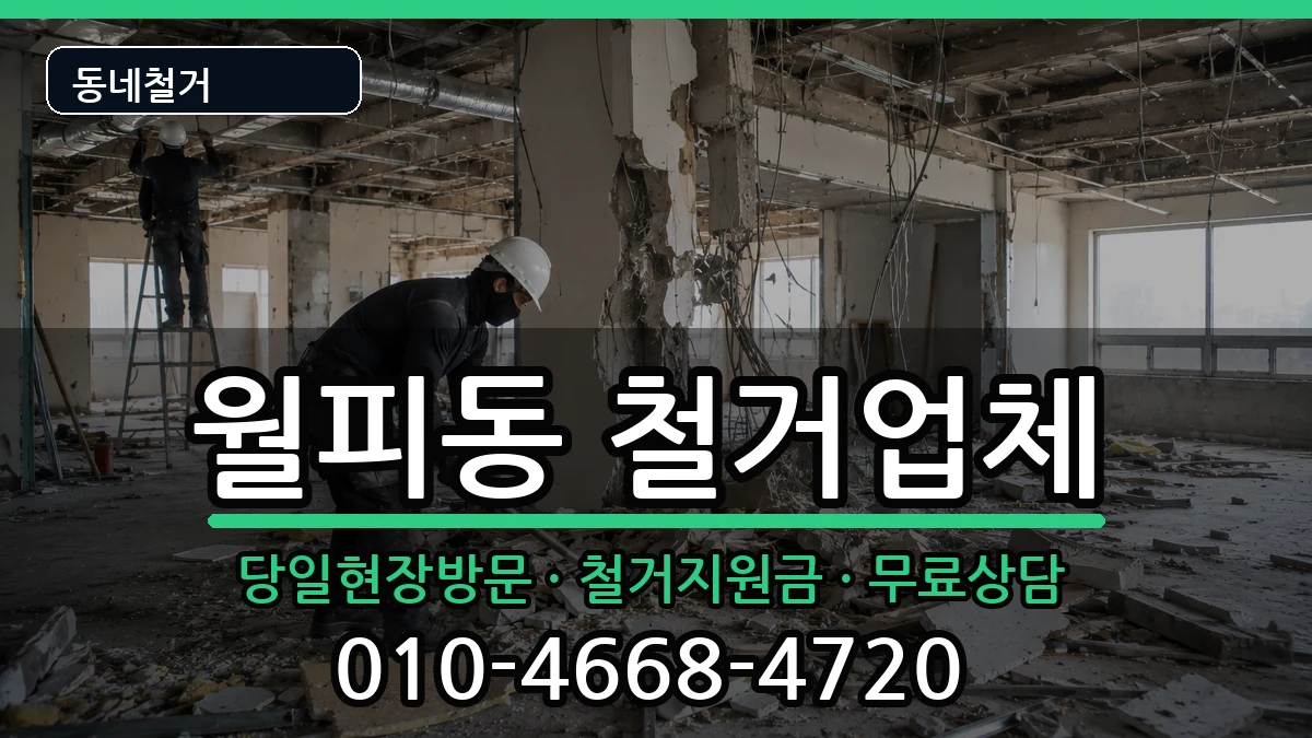 경기안산시상록구월피동 철거 경기안산시상록구월피동 철거 현장 처리 안내 이미지 3