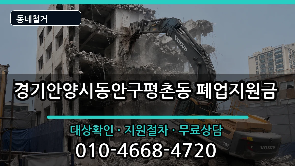경기안양시동안구평촌동 폐업지원금 경기안양시동안구평촌동 폐업지원금 현장 처리 안내 이미지 2